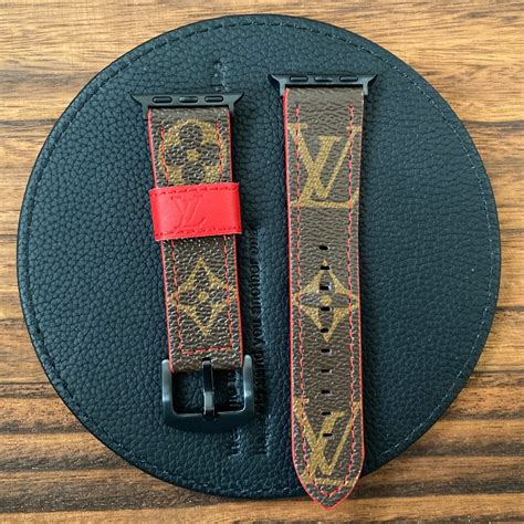 louis vuitton strap for apple watch|louis vuitton watch strap 20mm.